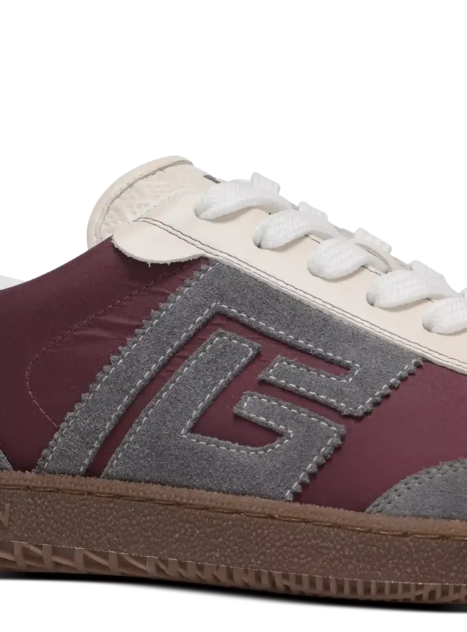 Sneakers Balmain Swan in pelle scamosciata e nylon Sneakers Balmain Swan in pelle scamosciata e nylon