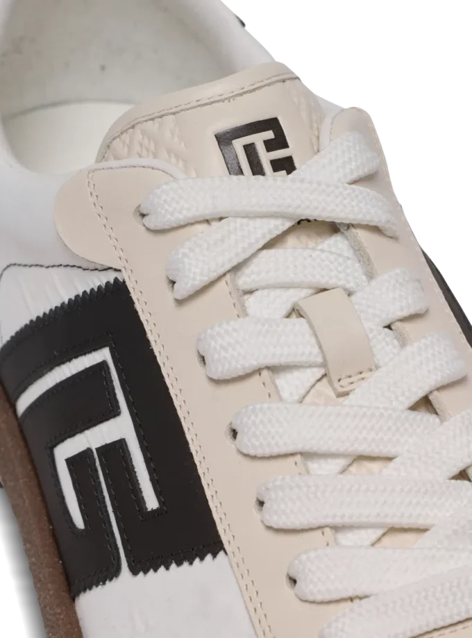Sneakers Balmain Swan in pelle scamosciata e nylon Sneakers Balmain Swan in pelle scamosciata e nylon