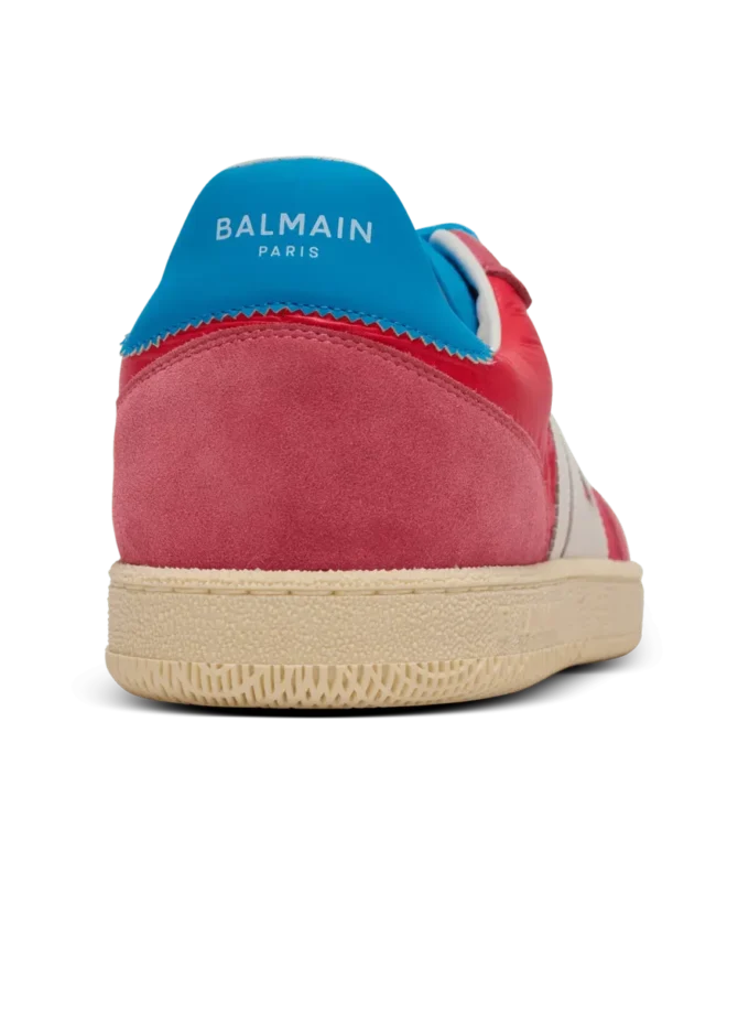 Sneakers Balmain Swan in pelle scamosciata e nylon Sneakers Balmain Swan in pelle scamosciata e nylon