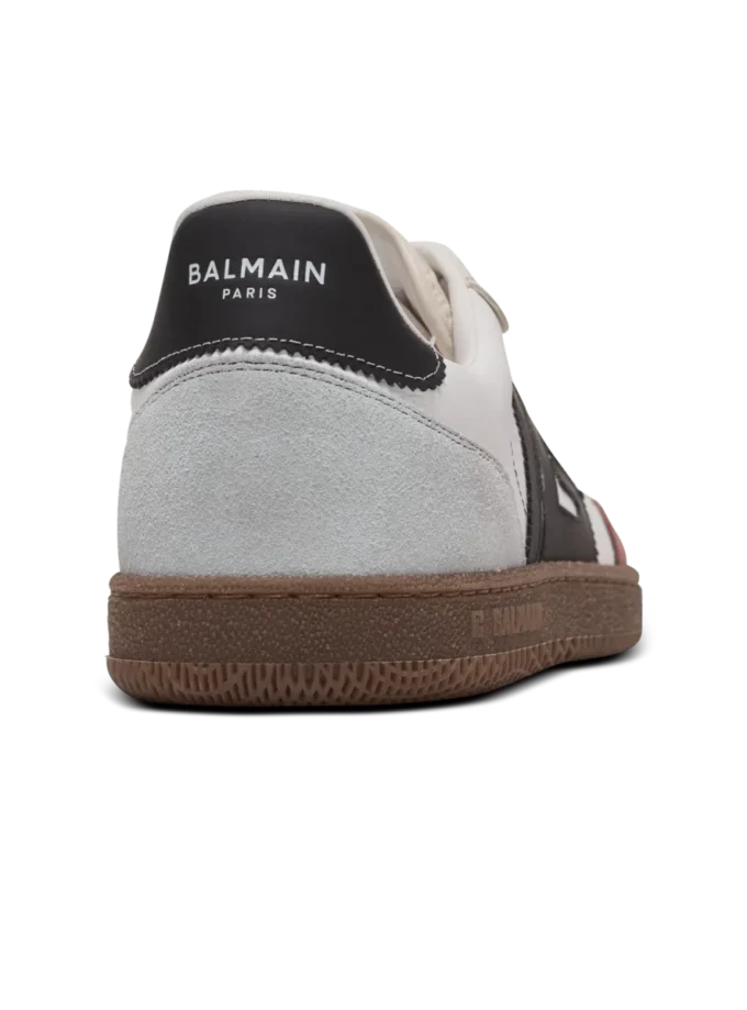 Sneakers Balmain Swan in pelle scamosciata e nylon Sneakers Balmain Swan in pelle scamosciata e nylon