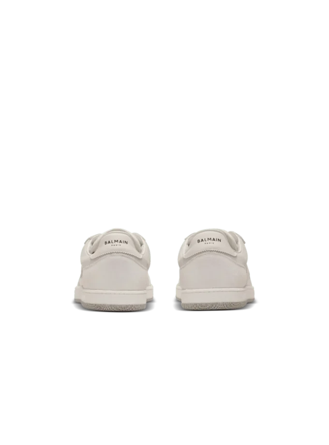 Sneakers Balmain Swan in pelle scamosciata e pelle liscia Sneakers Balmain Swan in pelle scamosciata e pelle liscia