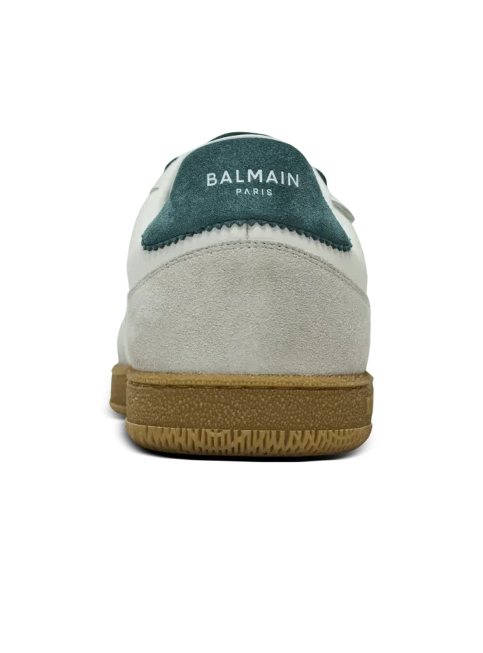 Sneakers Balmain Swan in pelle scamosciata e pelle liscia Sneakers Balmain Swan in pelle scamosciata e pelle liscia