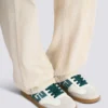 Sneakers Balmain Swan in pelle scamosciata e pelle liscia Sneakers Balmain Swan in pelle scamosciata e pelle liscia