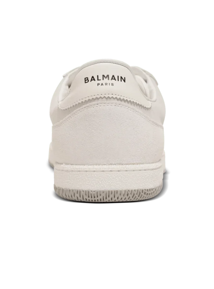 Sneakers Balmain Swan in pelle scamosciata e pelle liscia Sneakers Balmain Swan in pelle scamosciata e pelle liscia