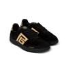 Sneakers Balmain Swan in pelle scamosciata e vernice Sneakers Balmain Swan in pelle scamosciata e vernice