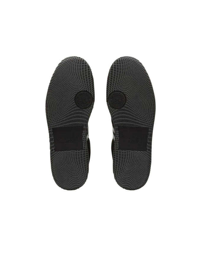 Sneakers Balmain Swan in pelle scamosciata e vernice Sneakers Balmain Swan in pelle scamosciata e vernice