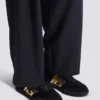 Sneakers Balmain Swan in pelle scamosciata e vernice Sneakers Balmain Swan in pelle scamosciata e vernice