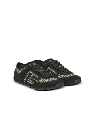 Sneakers Racer 45 in jacquard con monogramma