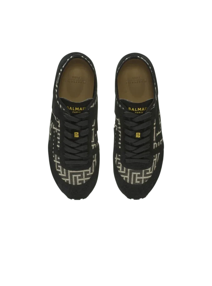 Sneakers Racer 45 in jacquard con monogramma