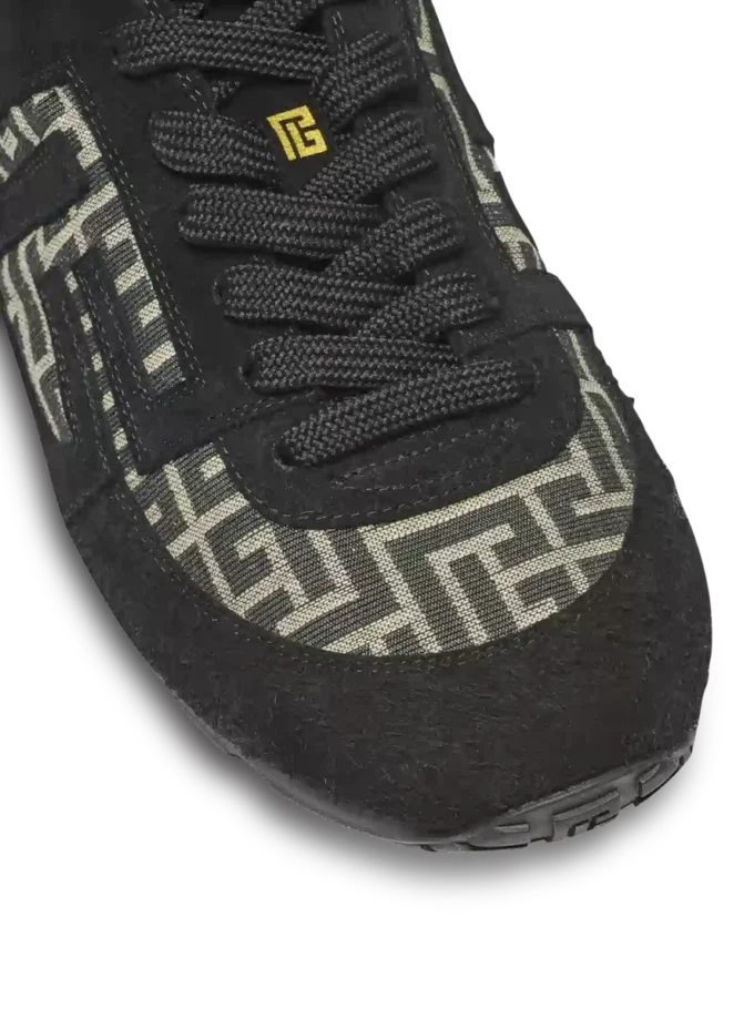 Sneakers Racer 45 in jacquard con monogramma