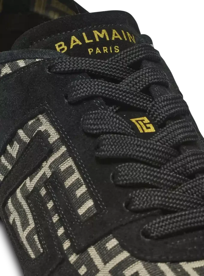 Sneakers Racer 45 in jacquard con monogramma