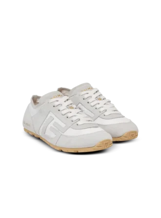 Sneakers Racer 45 in pelle di agnello e pelle scamosciata