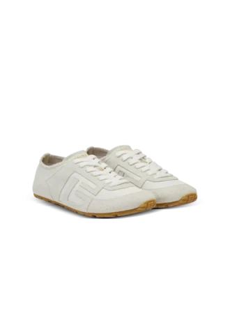 Sneakers Racer 45 in pelle di agnello e pelle scamosciata
