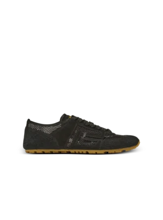 Sneakers Racer 45 in pelle di vitello, pelle scamosciata e nylon