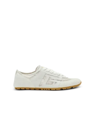 Sneakers Racer 45 in pelle di vitello, pelle scamosciata e nylon
