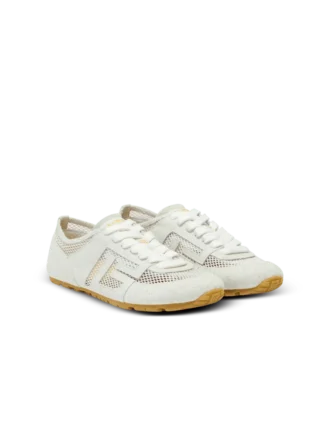 Sneakers Racer 45 in pelle di vitello, pelle scamosciata e nylon