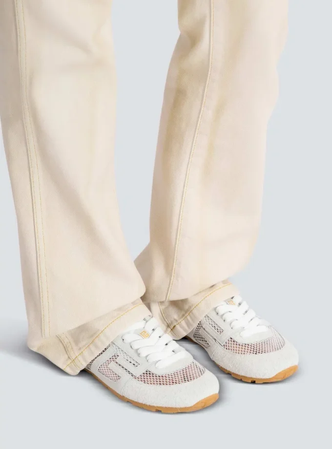 Sneakers Racer 45 in pelle di vitello, pelle scamosciata e nylon Sneakers Racer 45 in pelle di vitello, pelle scamosciata e nylon