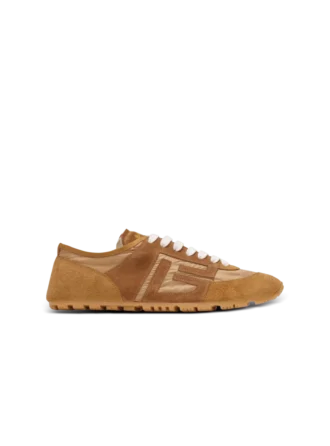 Sneakers Racer 45 in pelle scamosciata e nylon