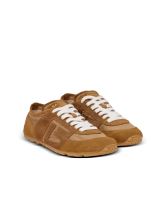Sneakers Racer 45 in pelle scamosciata e nylon