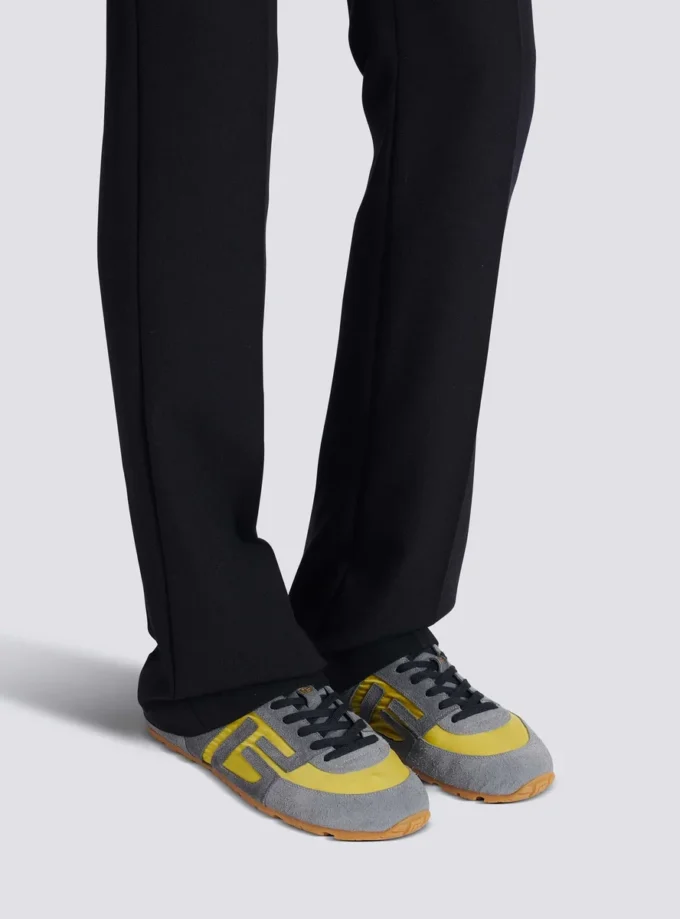 Sneakers Racer 45 in pelle scamosciata e nylon Sneakers Racer 45 in pelle scamosciata e nylon
