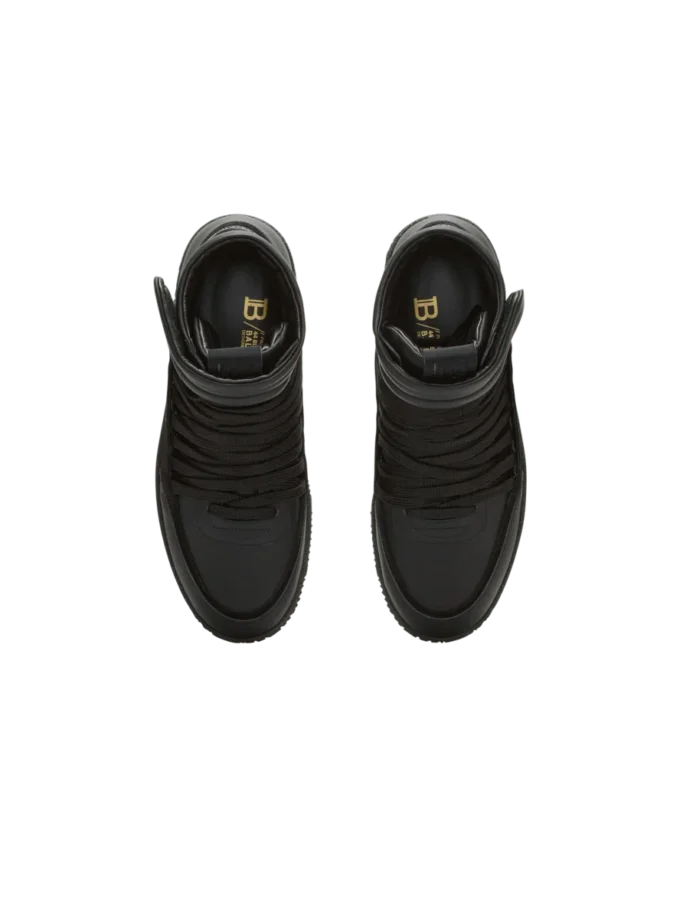 Sneakers stringate mid-top Balmain Swan in pelle Sneakers stringate mid-top Balmain Swan in pelle