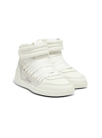 Sneakers stringate mid-top Balmain Swan in pelle