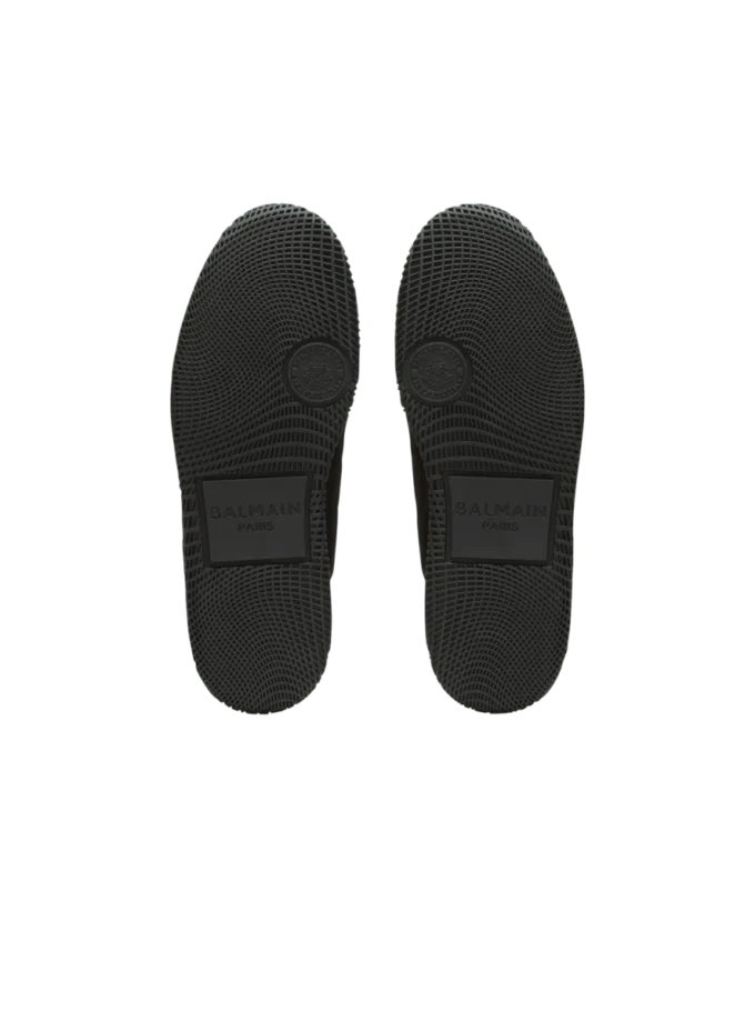 Sneakers stringate mid-top Balmain Swan in pelle Sneakers stringate mid-top Balmain Swan in pelle