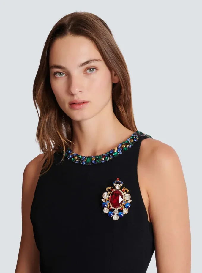Spilla con cristalli Gems
