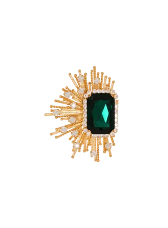 Spilla con strass e cristalli Gems