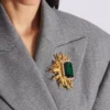 Spilla con strass e cristalli Gems