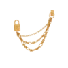 Spilla Sync in ottone con catene
