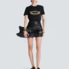 T-shirt a maniche corte con stampa Balmain Chain T-shirt a maniche corte con stampa Balmain Chain