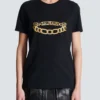 T-shirt a maniche corte con stampa Balmain Chain T-shirt a maniche corte con stampa Balmain Chain