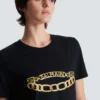 T-shirt a maniche corte con stampa Balmain Chain T-shirt a maniche corte con stampa Balmain Chain