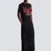 T-shirt a maniche corte con stampa floccata Balmain College T-shirt a maniche corte con stampa floccata Balmain College