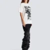 T-shirt a maniche corte con stampa leopardata T-shirt a maniche corte con stampa leopardata
