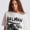T-shirt a maniche corte con stampa leopardata T-shirt a maniche corte con stampa leopardata