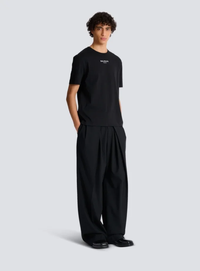 T-shirt Balmain Paris ricamata T-shirt Balmain Paris ricamata