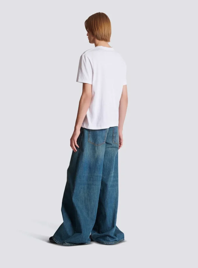 T-shirt Balmain Paris ricamata T-shirt Balmain Paris ricamata