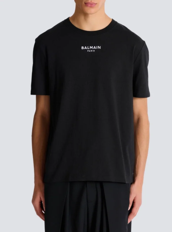T-shirt Balmain Paris ricamata T-shirt Balmain Paris ricamata