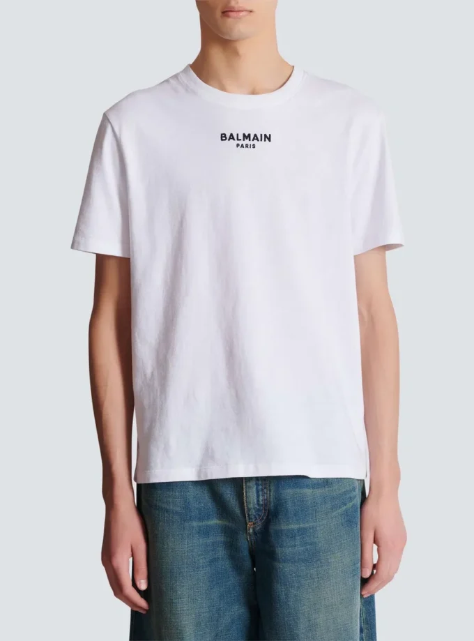 T-shirt Balmain Paris ricamata T-shirt Balmain Paris ricamata
