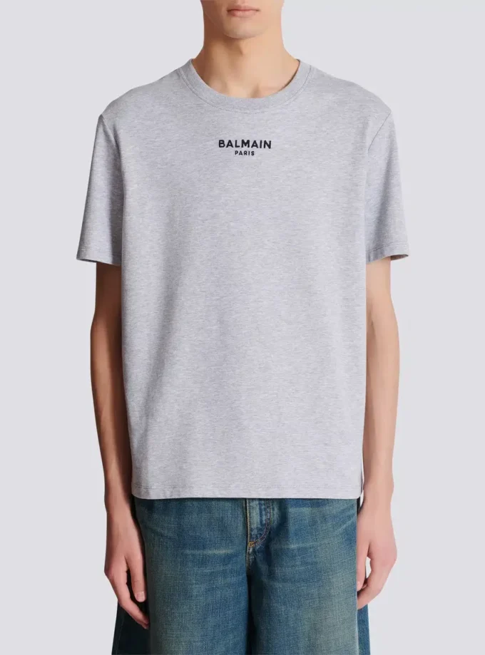 T-shirt Balmain Paris ricamata