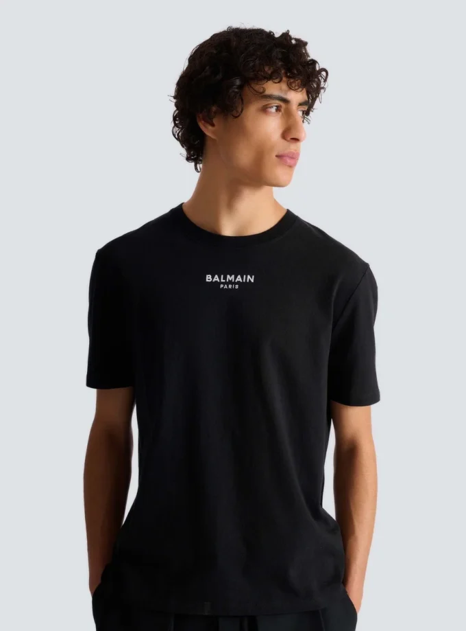 T-shirt Balmain Paris ricamata T-shirt Balmain Paris ricamata