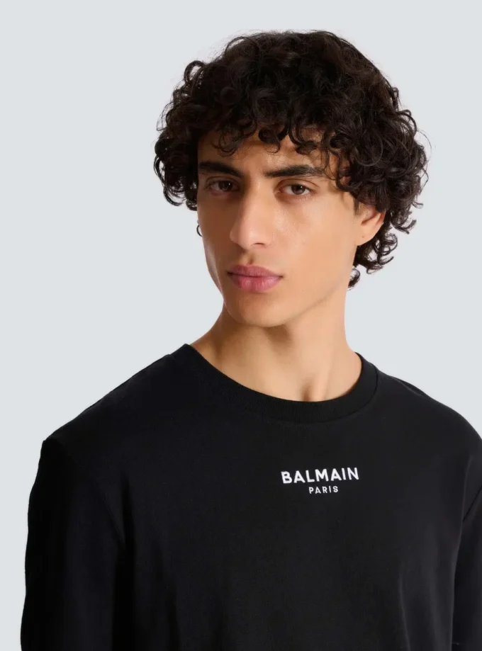 T-shirt Balmain Paris ricamata T-shirt Balmain Paris ricamata