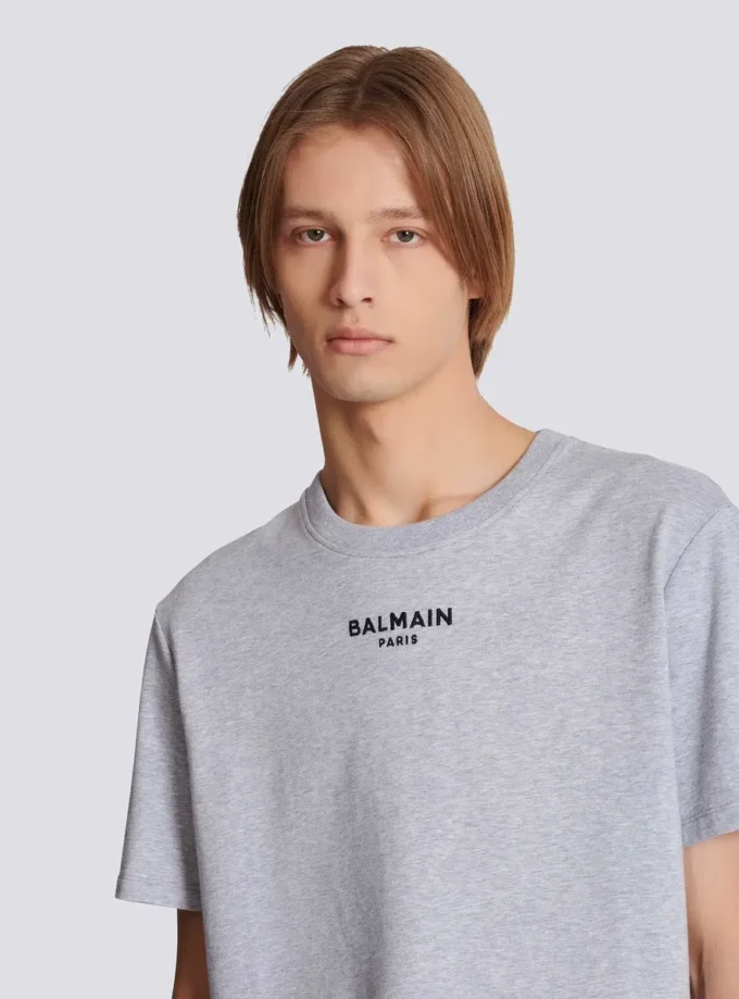 T-shirt Balmain Paris ricamata