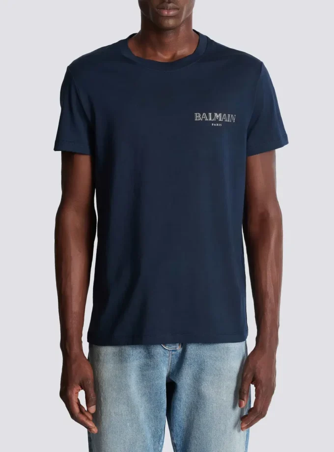 T-shirt Balmain Vintage Gel – Vestibilità slim