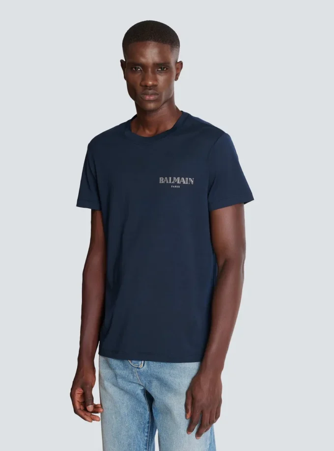 T-shirt Balmain Vintage Gel – Vestibilità slim