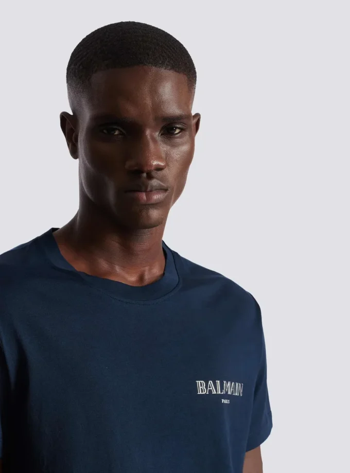 T-shirt Balmain Vintage Gel – Vestibilità slim