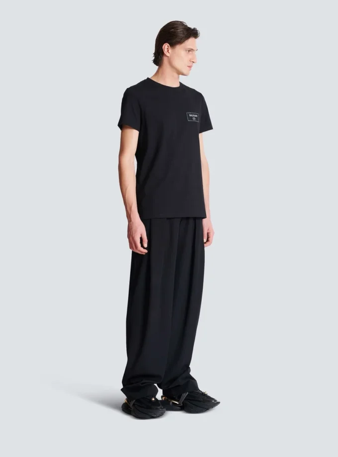 T-shirt con etichetta Balmain Couture