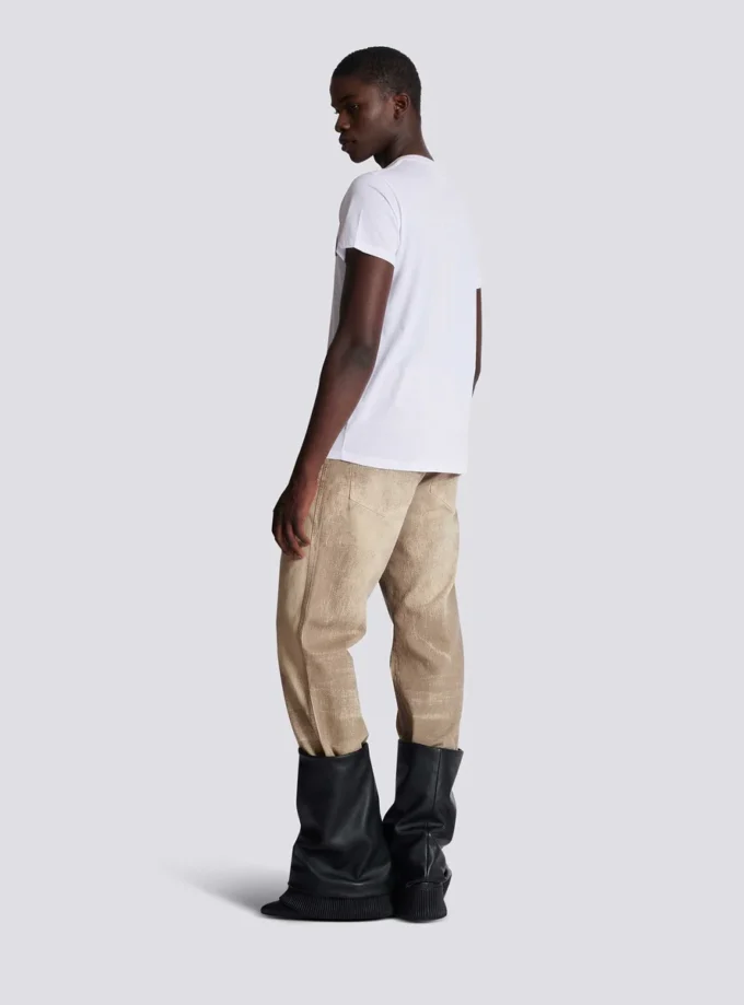 T-shirt con etichetta Balmain Couture T-shirt con etichetta Balmain Couture